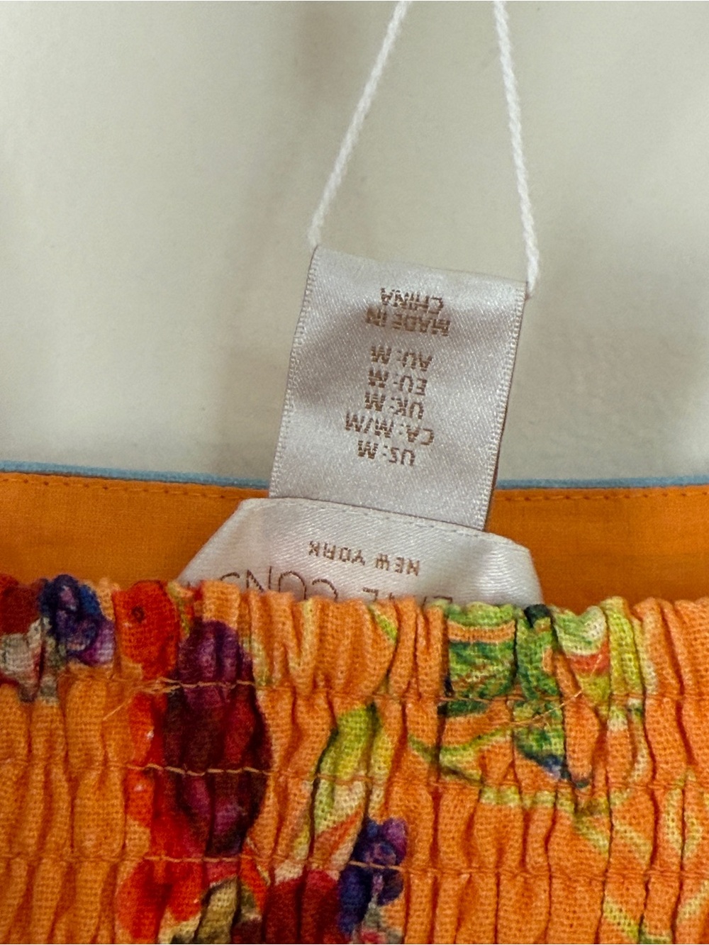 NWT Caroline Constas Linen Blend Fruit and Floral Print Mini Dress | size medium - Picture 5 of 8